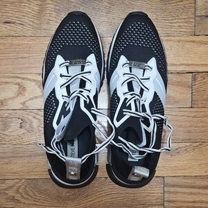 Steve Madden Black and White Women's Sneakers